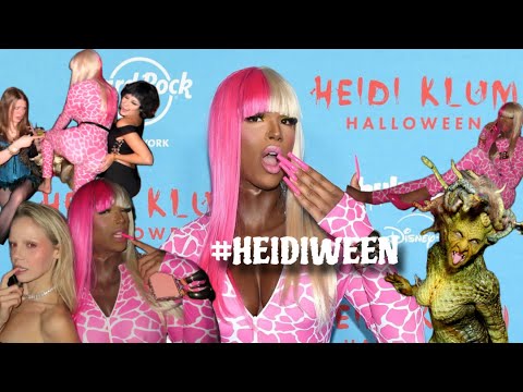 I was at Heidi Klum's Halloween party...and my costume almost went wrong