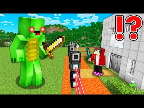 EPIC Minecraft House Battle: Mikey vs JJ!