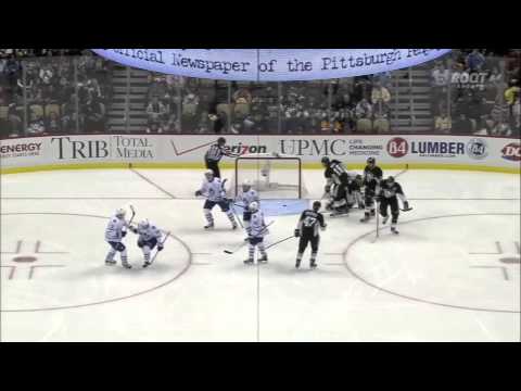 Clarke MacArthur goal 23 Jan 2013 Toronto Maples Leafs vs Pittsburgh Penguins NHL Hockey