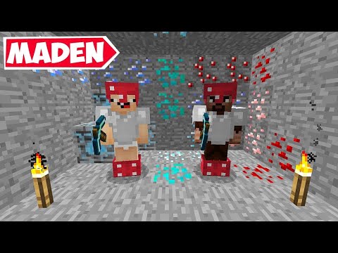 MODLU MADEN YAPTIK (EFSANE) !! 😱 Minecraft