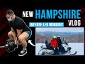 New Hampshire Vlog | Intense Leg Workout