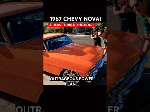 1967 Chevy Nova! A BEAST Under The Hood! #chevynova #musclecar