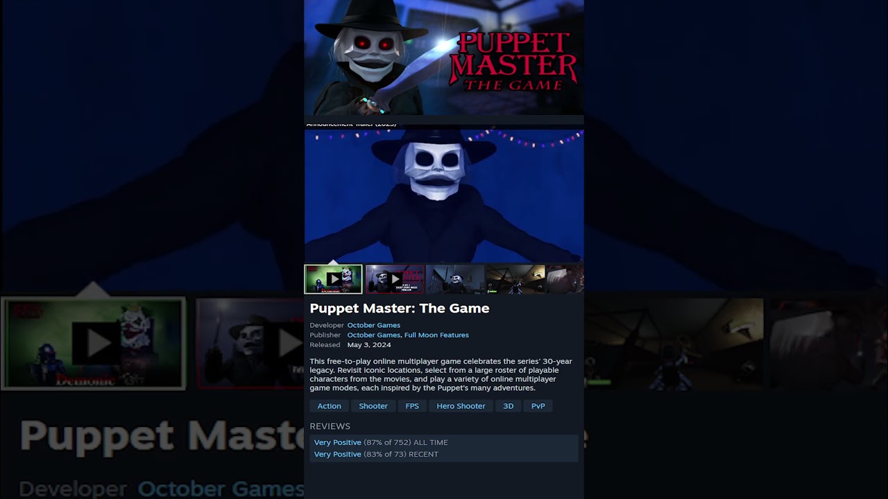 Puppet Master The Game New or Trending Game
