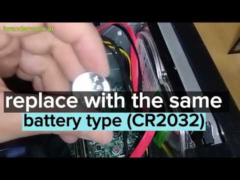 Replace CMOS Battery | Resetting Time and date fix | How to