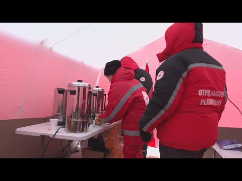 У рэгіёне дзейнічаюць пункты абагрэву для людзей без вызначанага месца жыхарства  видео