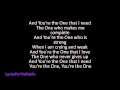 Skillet - The One Lyrics