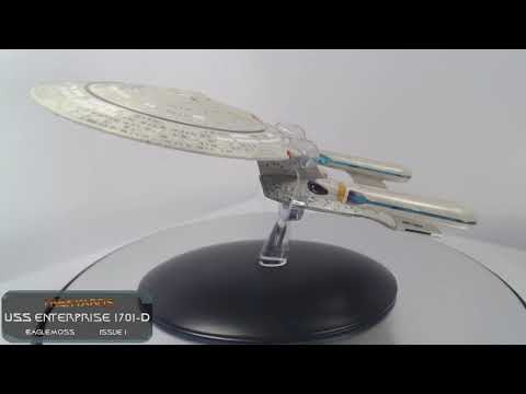 (Re-Upload Test Pilot) Eaglemoss Model Collection Review #1   Enterprise 1701 D