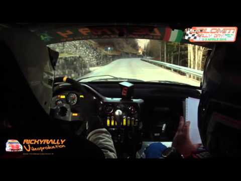 CAMERA CAR LONGHIN   BUSATTO 1° DOLOMITI RALLYDAY 2016 P S 6 SASSO BIANCO  *COMICO*