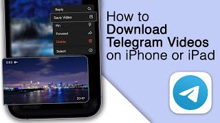 How to Save/Download Videos from Telegram on iPhone! [2023]