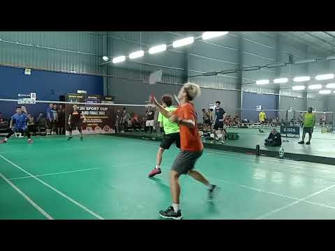 Badminton LSJ 3 Men's Double Novice - Chun Kin Seng / Siang Lun Vs Hakimi Hamidi / Fikry Zailan