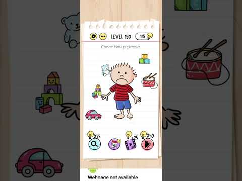 brain test level 159 - cheer him up.