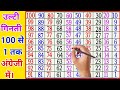 Backward counting from 100 to 1,Ulti Ginti 100 se 1 tak | Ulta Ginti | Back counting | Ulti Counting