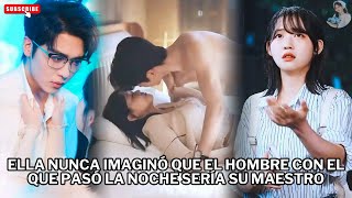 Ella nunca imaginó que el hombre con el que pasó la noche sería su maestro #películas #drama #ceo
