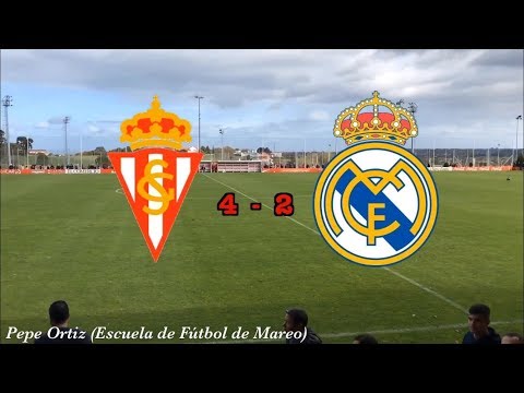 Real Sporting de Gijón “B” 4, Real Madrid Castilla 2. Resumen.