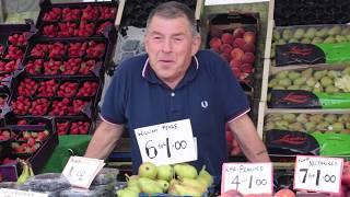 Londoner #190 John sells fruit and vegetables at Chapel Market