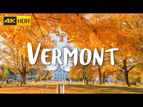 Vermont 4K Ultra HD • Stunning Footage Romania, Scenic Relaxation Film with Calming Music.