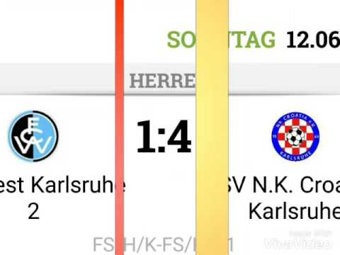 Finalno doigravanja za ulazak u B Kreisklasse  FC West II -NK Croatia Karlsruhe 1:4