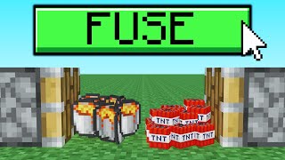 Minecraft Manhunt, But I Can Fuse Items...