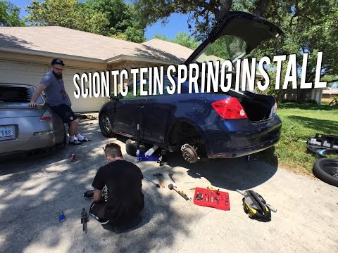 Scion tC Tein Spring Install