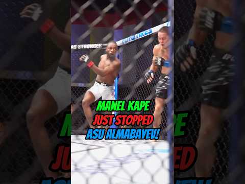 MANEL KAPE HAD NO PROBLEM STOPPING ASU ALMABAYEV IN ROUND 3!#trending #youtubeshorts #viralvideo