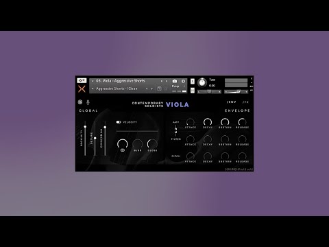 Free Download Contemporary Soloist: Viola KONTAKT