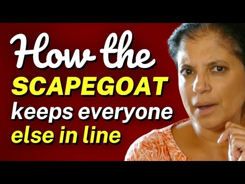 How the SCAPEGOAT keeps everyone IN LINE in narcissistic relationships