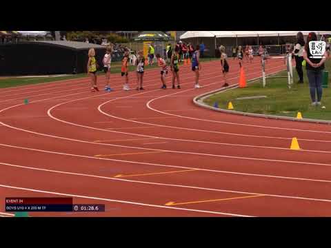 Boys U10 4 x 200m Timed Final 1 - 2019 SUBWAY State Relay Championships // LAVicTV