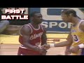 1984 Rookie Michael Jordan First Game Vs Magic Johnson Kareem Abdul Jabbar