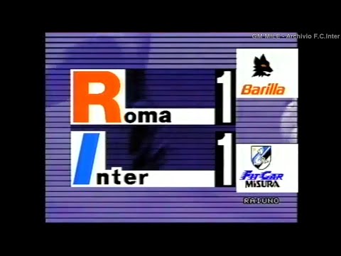1990-91 (21^ - 17-02-1991) Roma-INTER 1-1 [Berti,Rizzitelli] Servizio D.S.Rai1