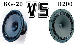 VERSUS full range speaker visaton: BG 20 8Ohm VS B 200 6 Ohm in cabinet SOLO 20