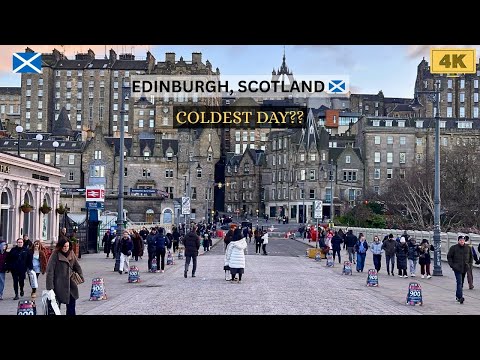 EDINBURGH, Scotland WINTER Streets Walk in 2026 ❄️ | Old Town Feels Different in the Cold | 4K. 