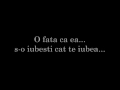 Directia 5 - O fata ca ea [with lyrics] 