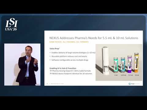 Patrick Anquetil, Portal Instruments - Needle-free drug delivery for high-viscosity biologics | LSI USA '26