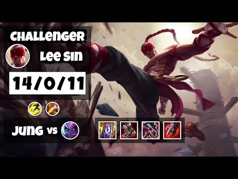 Lee Sin vs Evelynn EU Challenger JUNGLE (14/0/11) - v12.1