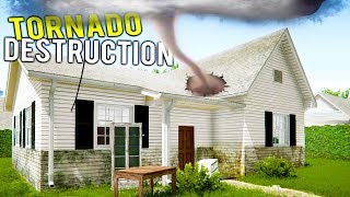 CAN WE FLIP A HOUSE THAT GOT HIT BY A TORNADO? - House Flipper Beta Gameplay