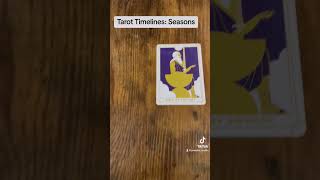 Sometimes minor arcana #tarot cards can indicate seasonal timelines in readings.