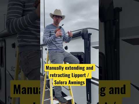 Quick Tip 21! Manually extending and retracting a Lippert / Solera Awning! #quicktips