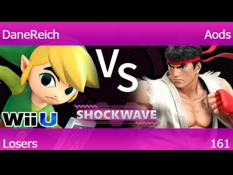 SW 161 - DaneReich (Toon Link) vs Aods (Ryu) Losers - Smash 4