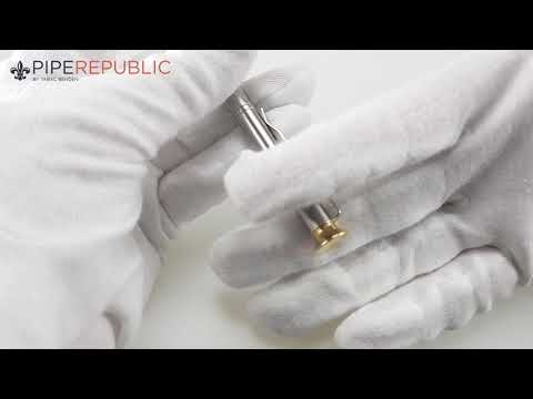 Dunhill - The White Spot Pfeifenstopfer Senior Stainless Steel (PA4114) 1 Stück / einzeln