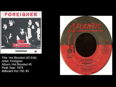 Foreigner- Hot Blooded (45 Edit)