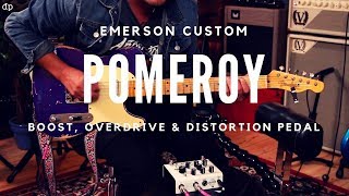 Video thumbnail for Emerson Custom POMEROY Overdrive Pedal by Peter Honoré