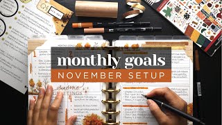 GOAL SETTING 2025 :: November Monthly Goals Setup for Productivity and Success
