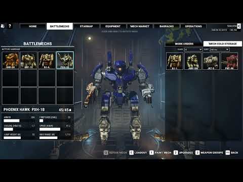 In the Bay, Ep-10 The MW5 PXH-1B Phoenix Hawk