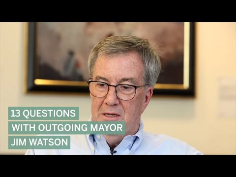 13 Questions With Outgoing Mayor Jim Watson