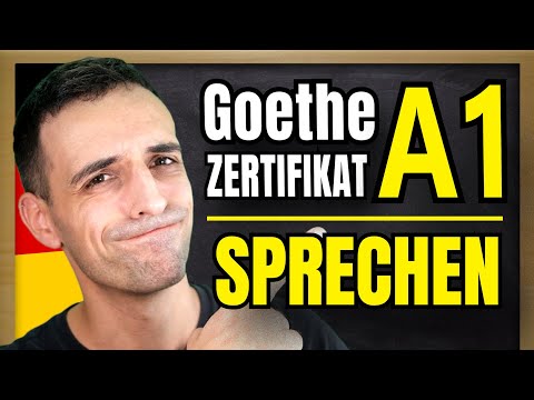Goethe Zertifikat A1 SPRECHEN | How to pass the oral part. | German A1 Goethe Exam
