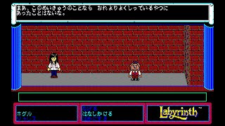 Sharp X1 Game: Labyrinth (1986 Pack-In-Video)