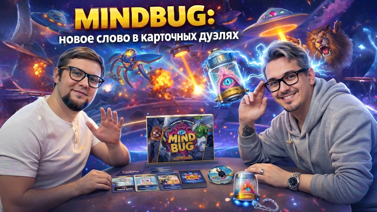 Настольная игра MINDBUG + кроссовер ПОВЕЛИТЕЛЬ ТОКИО 🧠 отзывы об игре, летсплей