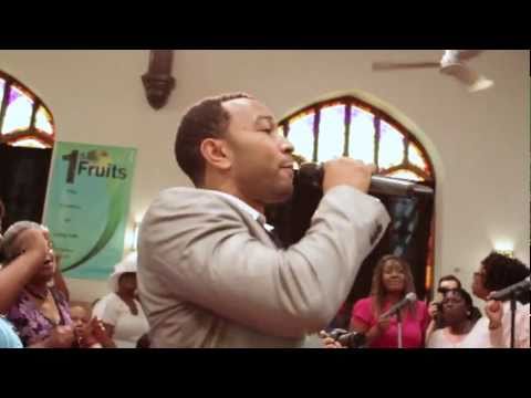 John Legend surprises Baptist Church in West Philly (