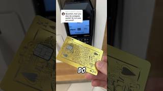 Imagine paying your bills like this 💎 #custom #metal #luxury #gold #laser #fyp