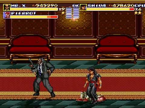 Streets of Rage Remake longplay - Mr. X and Shiva